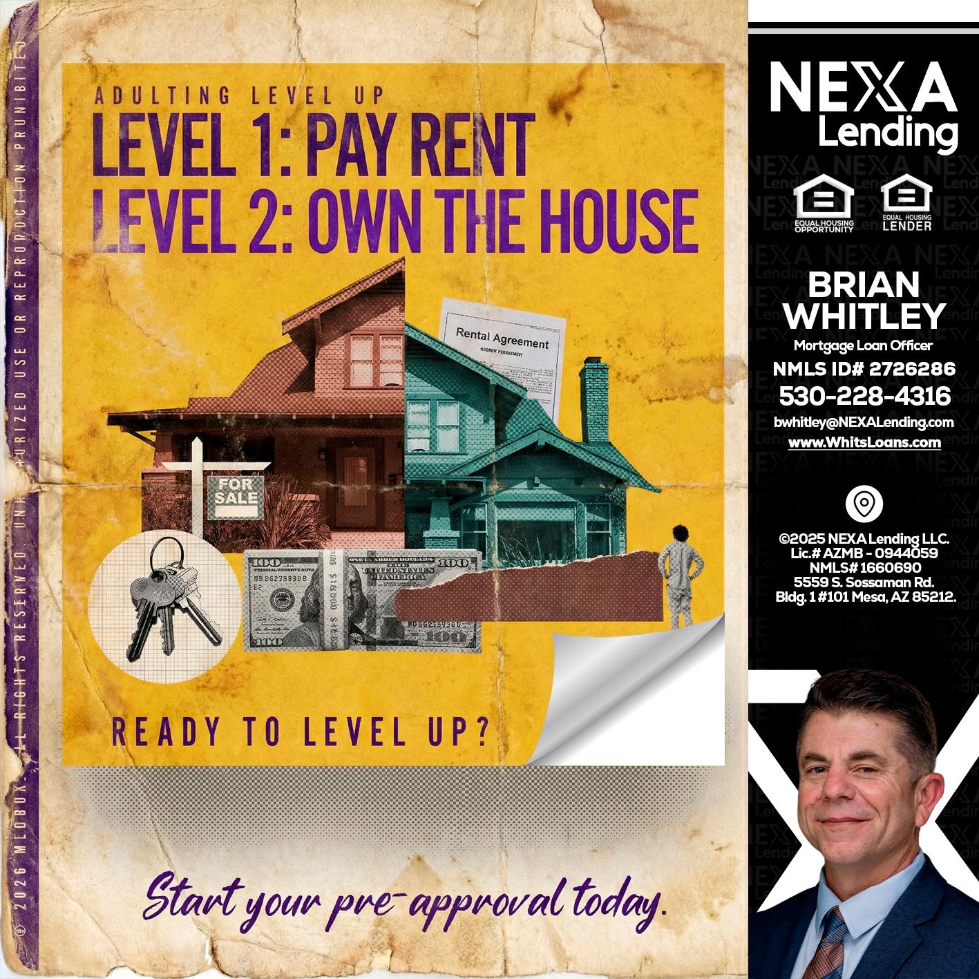 LEVEL 1 - Brian Whitley -Mortgage Loan Officer