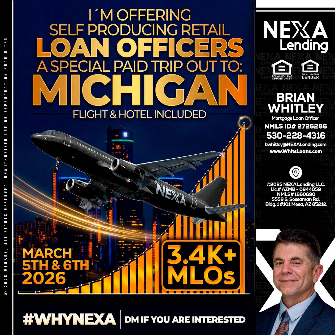 MICHIGAN - Brian Whitley -Mortgage Loan Officer