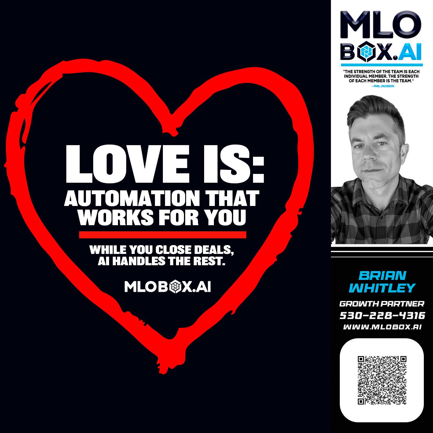 love is - Brian Whitley -Mortgage Loan Officer