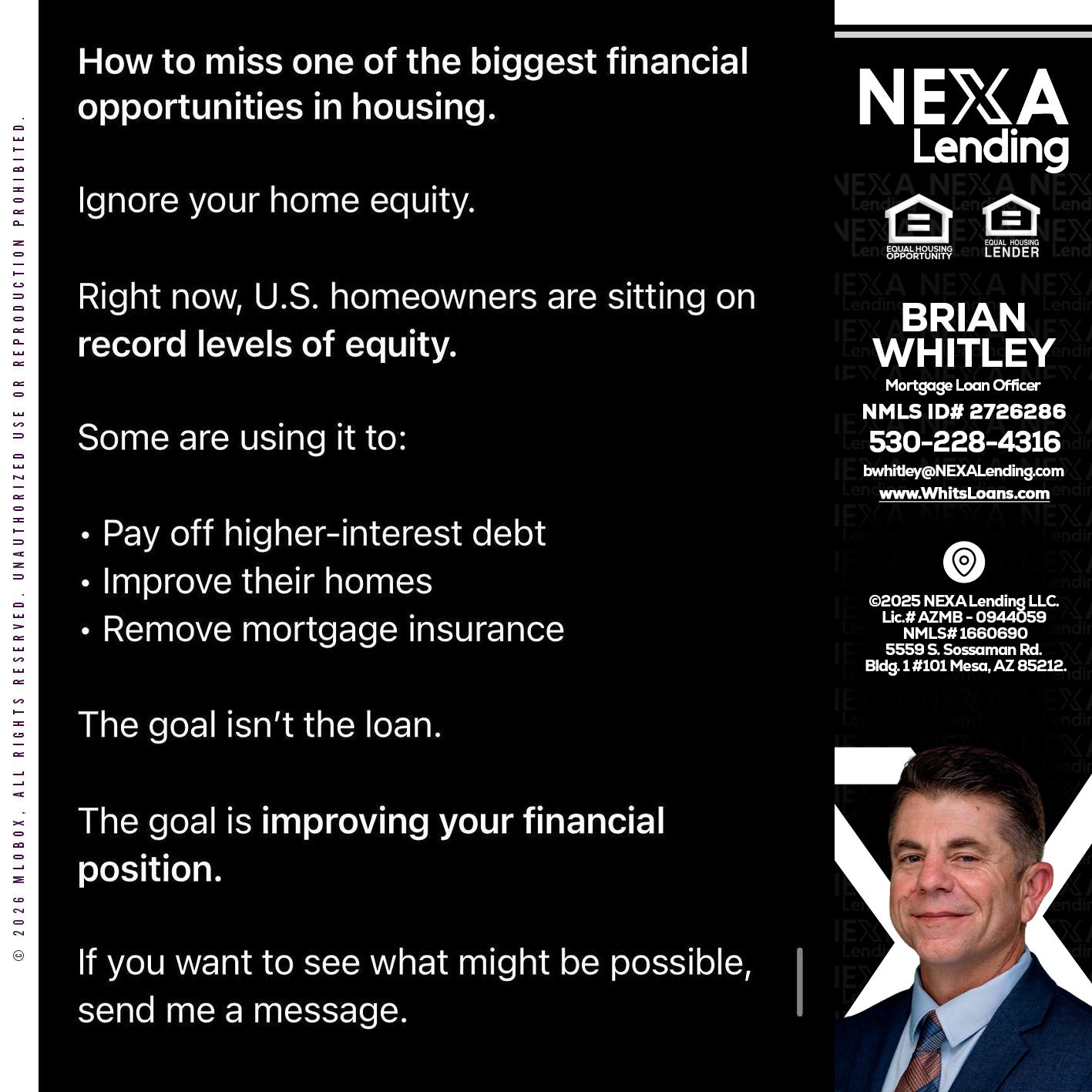 how to miss - Brian Whitley -Mortgage Loan Officer
