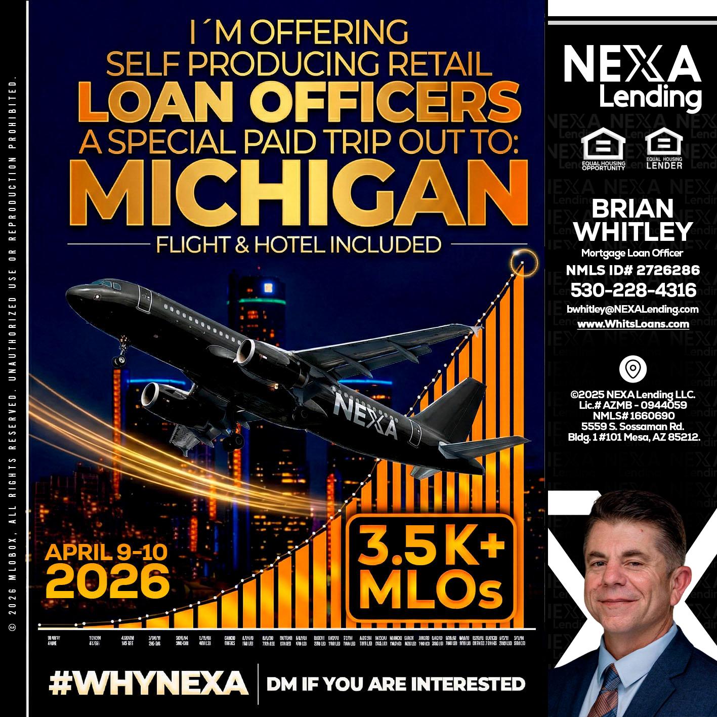 3.5K - Brian Whitley -Mortgage Loan Officer