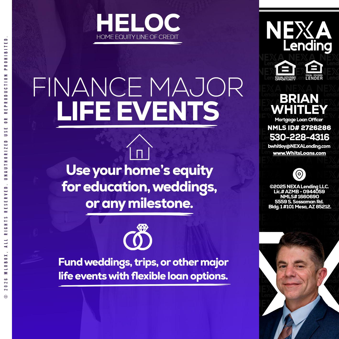 HELOC - Brian Whitley -Mortgage Loan Officer