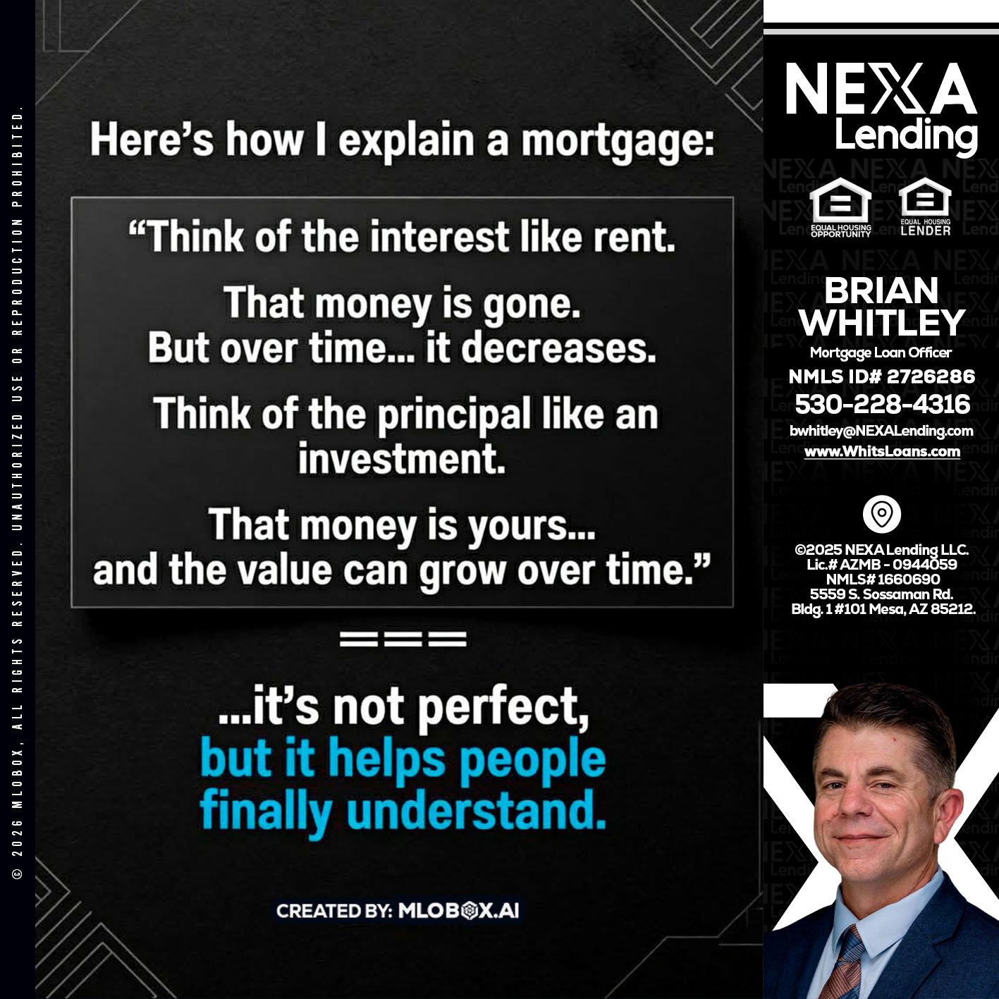 HERES NOW - Brian Whitley -Mortgage Loan Officer