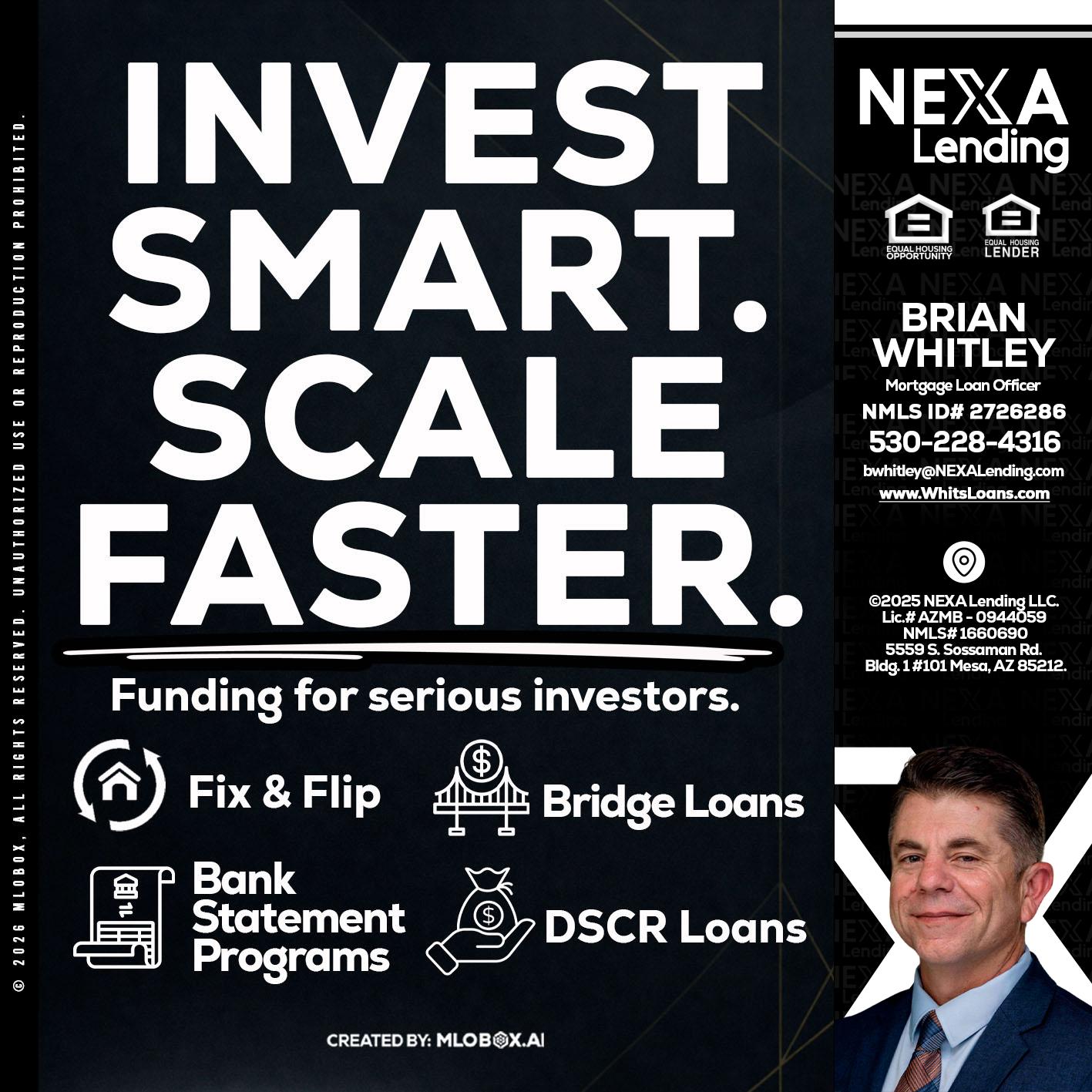 INVEST SMART - Brian Whitley -Mortgage Loan Officer