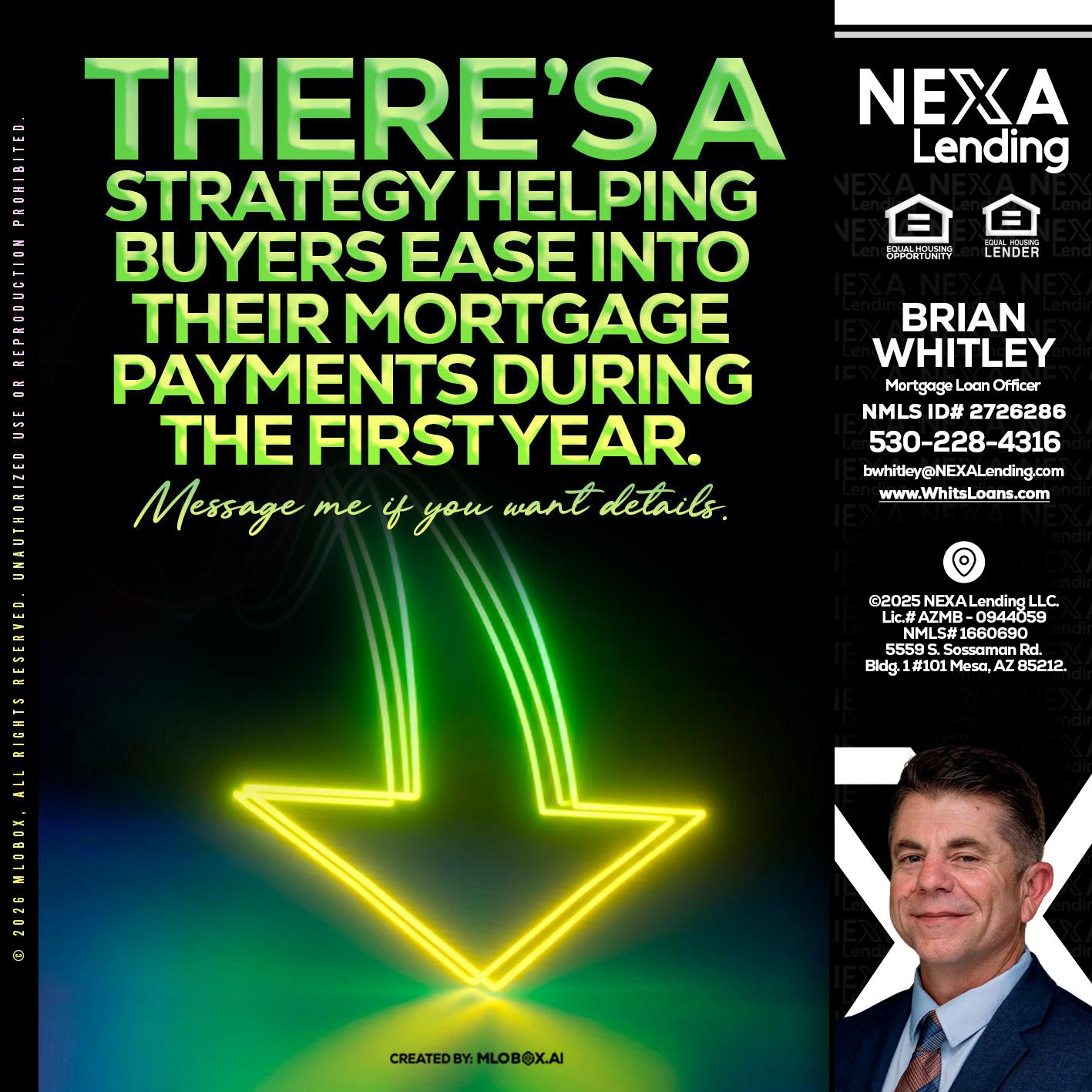 THERES A STATEGY - Brian Whitley -Mortgage Loan Officer