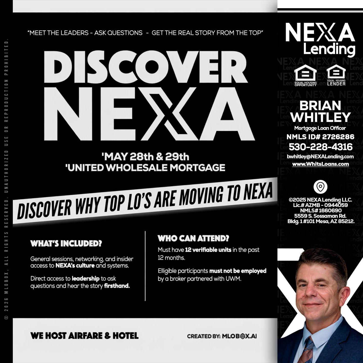 DISCOVER NEXA - Brian Whitley -Mortgage Loan Officer