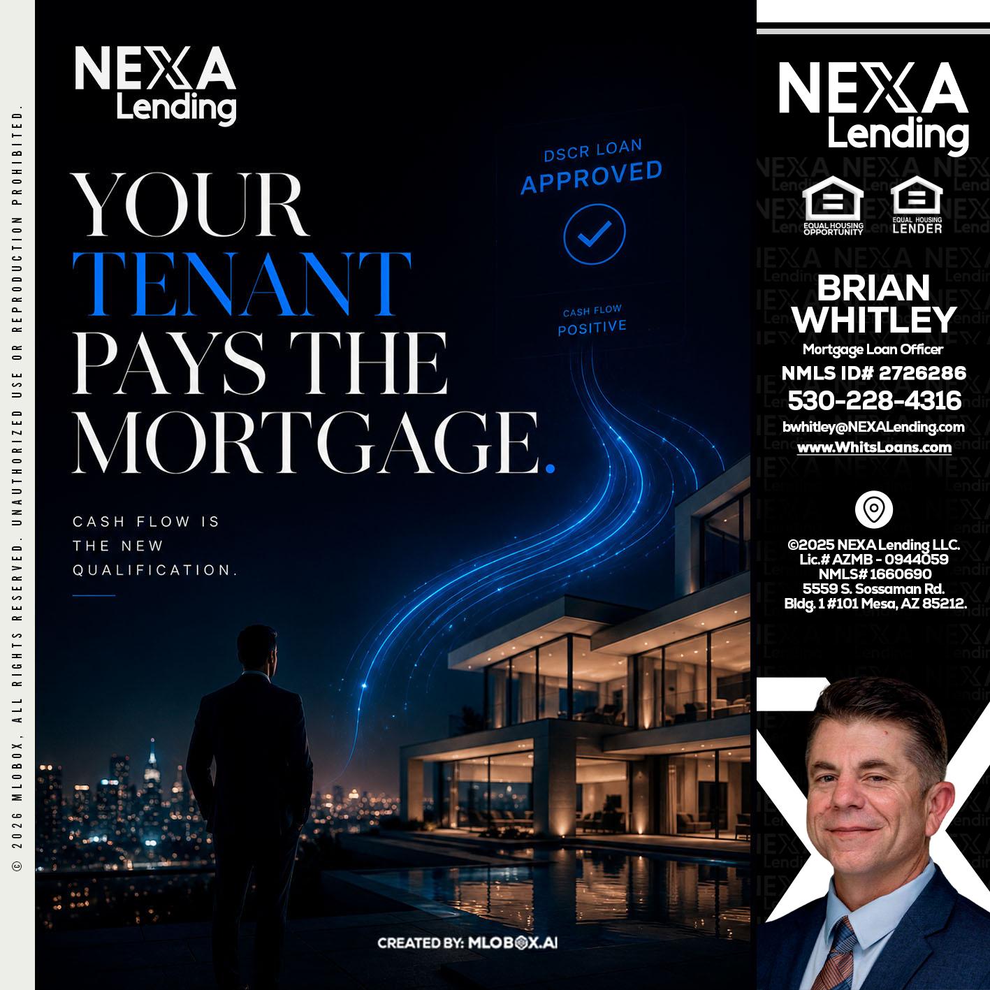 DSCR LOANS - Brian Whitley -Mortgage Loan Officer