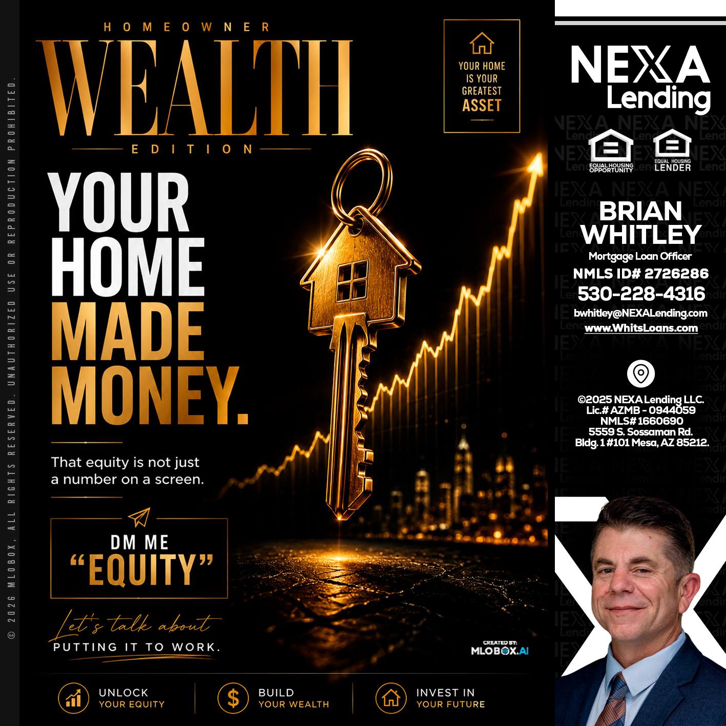 YOUR HOME MADE - Brian Whitley -Mortgage Loan Officer